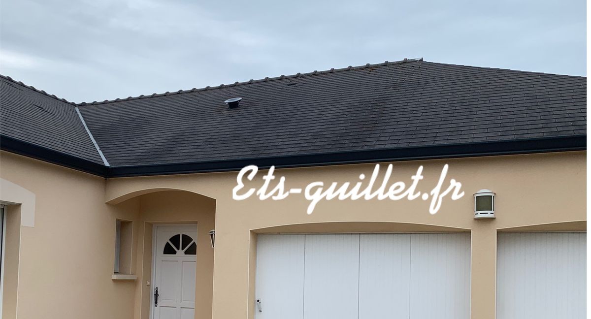 Maison avant réfection de sa couverture et de ses rives
